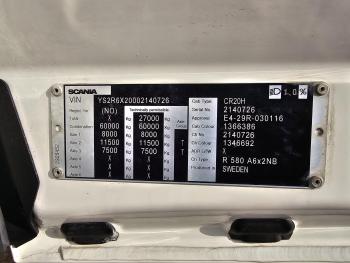 R580 V8 6X2 / FULL AIR / RETARDER